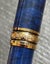 Montblanc Meisterstück Ballpoint Pen – Blue Marbled Resin with Gold Trim Carousel 16
