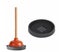Plunger tray plunger air drying pad for toilet plunger toilet plunger holder Carousel 1