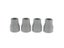 4Pcs 22mm Trekking Pole Tip End Rubber Cap Hiking Walking Stick Protector Carousel 5