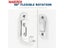 NAIERDI Stainless Steel 90/180 Degree Hasp Latches Sliding Door Chain Locks Carousel 5