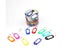 50pcs Portable for Key ID Tag Luggage Numbered Name Baggage for Key Chains La Carousel 5