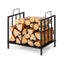 Firewood Log Rack With Convenient Handle For Fireplace Stove Fire Pit Carousel 2