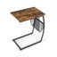 C Shaped End Table With Side Pocket For Living Room Bedroom Carousel 1