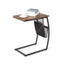 C Shaped End Table With Side Pocket For Living Room Bedroom Carousel 2