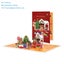 3D Pop-up Greeting Card - Cozy Christmas House Carousel 1