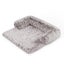Pet Sofa Bed Dog Calming Cover Protector Cushion Plush Mat Gradient Brown Pet B Carousel 1