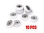8/10Pcs Shower Cabin Rollers Replacement Runner Wheels 19/23/25mm Wheel Carousel 1