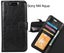 Sony M4 Aqua case Wallet Leather Magnetic Smart Flip Folio Case Carousel 1