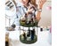 Two-layer Rotatable Makeup Organizer - Green Carousel 2
