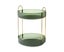 Two-layer Rotatable Makeup Organizer - Green Carousel 5