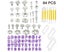 84pcs Cake Tools Flower Fondant Cake Decorating Kit Cookie Mould Icing Plung Carousel 1