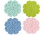 4 Silicone Trivet Mat - Hot Pot Holder Hot Pads for Table & Countertop - Triv Carousel 1