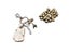10/20PCS ChristmasPendant Brass Loose Beads Smal Jingle Bell For Cat Key Ring Carousel 4