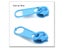 100pcs/300pcs Assorted Metal Zipper Slider For Nylon Zipper 3# Multicolor 3# Carousel 4