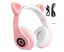 B39 Bluetooth-compatible Headphone Cat Ear Design Stable Performance Silicone Carousel 1