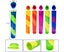 6 Pack Popsicle Molds, Reusable Baby Popsicle Molds for Homemade, Multi-Color Carousel 6