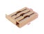 Bamboo Food Wrap Dispenser Cutter Foil Cling Film Storage Holder Box Kitchen Carousel 2