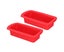 2Pcs Rectangle Silicone Cake Pan Bread Mold Baking Tool 2lb Cake Moulds Acces Carousel 4