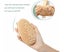 Back Bath Brush with Long Bamboo Handle Back Body Scrubber Exfoliates Dry Ski Carousel 3