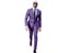 Purple Men's Two-piece Suit Coat Pants Custom Peaked Lapel Colorful Outfit Carousel 3