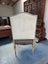 PAIR Vintage Gilt Wood Suede & Leather Arm Chair Carousel 15