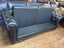 Harrison 3 Seater Sofa in Black Leather -Hunter Furniture Carousel 19
