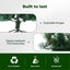 Santaco Christmas Tree 1.5M Snow Flocked Xmas Decoration Green Garden Home Decor Carousel 7