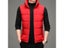 Men's Vest Jacket Autumn Winter Warm Sleeveless Jacket Casual Stand Collar Vest Carousel 4