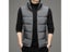 Men's Vest Jacket Autumn Winter Warm Sleeveless Jacket Casual Stand Collar Vest Carousel 5