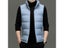 Men's Vest Jacket Autumn Winter Warm Sleeveless Jacket Casual Stand Collar Vest Carousel 6