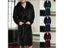 Men's Warm Flannel Bathrobe Winter Casual Robes Sleepwear Long Sleeve Plush Carousel 4