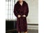 Men's Warm Flannel Bathrobe Winter Casual Robes Sleepwear Long Sleeve Plush Carousel 7