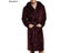 Men's Warm Flannel Bathrobe Winter Casual Robes Sleepwear Long Sleeve Plush Carousel 8