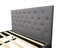 Kelly headboard buttons Queen Dark Grey Carousel 3