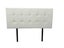 Headboard Queen Pvc Leather White Carousel 3