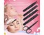 Eyebrow Tweezers Set 5PCS,Best Precision Stainless Steel Tweezers Clip With C Carousel 3