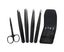 Eyebrow Tweezers Set 5PCS,Best Precision Stainless Steel Tweezers Clip With C Carousel 5