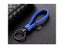 19 Colors Unisex Braided Leather Rope Handmade Keychain Zinc Alloy Key Ring Carousel 7