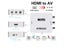 HDMI-compatible To AV RCA Adapter AV To HDMI Converter RCA AV/CVSB L/R Video Carousel 7