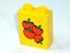 ®™DUPLO - Brick 1 x 2 x 2 with Four Tomatoes Pattern ~Retired 2002~ Carousel 2