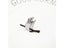 Cartoon Animal Brooch Black/white Couple Cat/fish Bone Enamel Pins For Lover Carousel 7
