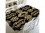 Luxury Black Gold Greece Geometric Rectangle Printed Rectangular Tablecloth For Carousel 4