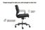 Matt Blatt Eames Replica Low Back Soft Pad Leather Office Chair (Black/Black) Carousel 7