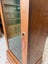 Quality Circa 1900's Solid Oak Velvet Lined Glass Fronted Display Case Carousel 9