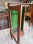 Quality Circa 1900's Solid Oak Velvet Lined Glass Fronted Display Case Carousel 10