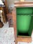 Quality Circa 1900's Solid Oak Velvet Lined Glass Fronted Display Case Carousel 15