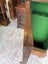 Quality Circa 1900's Solid Oak Velvet Lined Glass Fronted Display Case Carousel 16