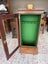 Quality Circa 1900's Solid Oak Velvet Lined Glass Fronted Display Case Carousel 18