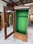 Quality Circa 1900's Solid Oak Velvet Lined Glass Fronted Display Case Carousel 19