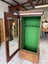 Quality Circa 1900's Solid Oak Velvet Lined Glass Fronted Display Case Carousel 2